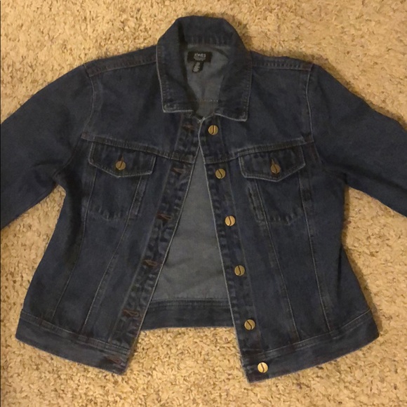 Jones New York Jackets & Blazers - Blue Jean jacket